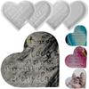 Heart Resin Silicone Mold Heart Candle Mold Non Stick Easy to Demold for DIY Candle Soap Plaster Ornament Home Decor