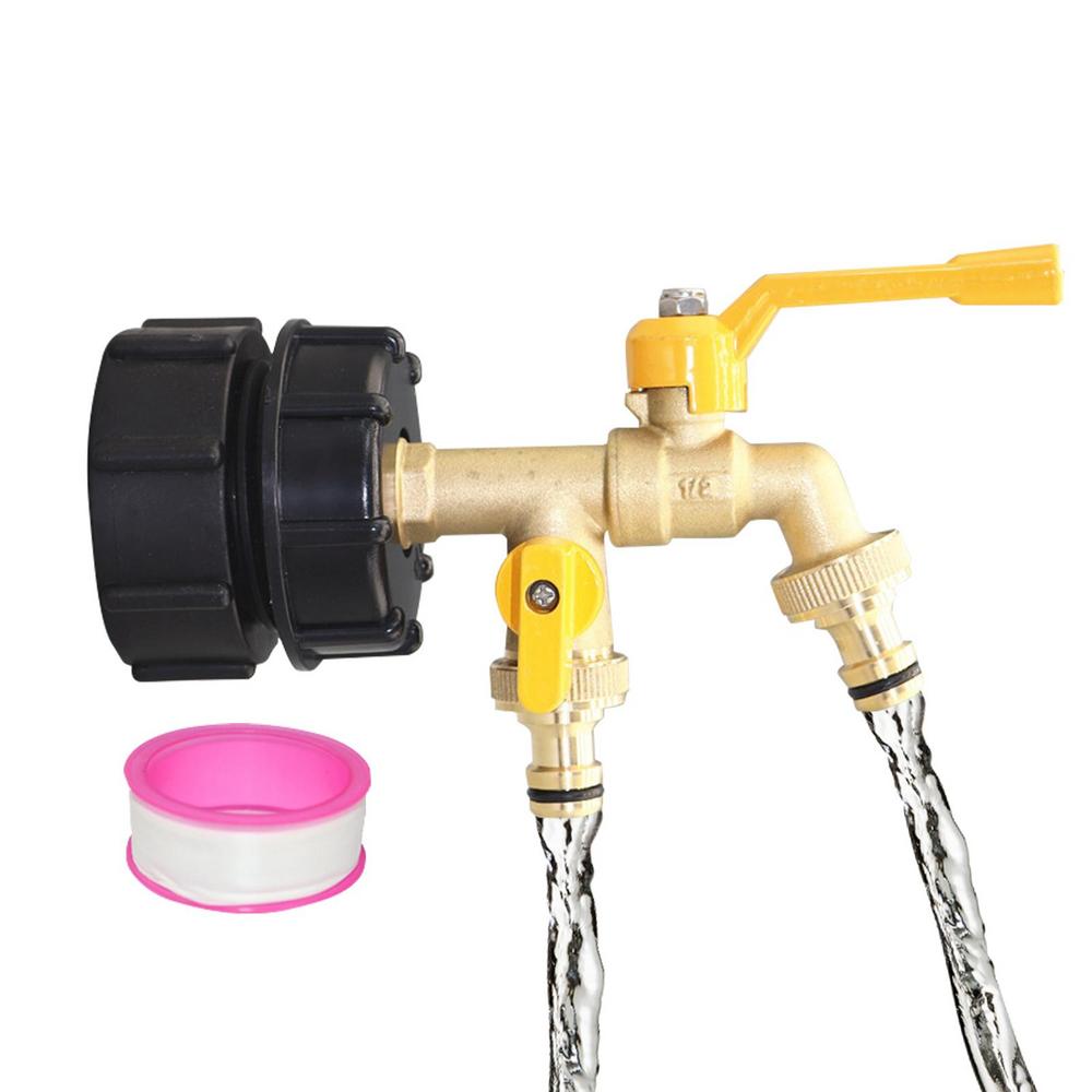 IBC Tote Hose Adapter Coarse Thread Brass IBC Adapter IBC Tote Valve Adapter Water Tote Replacement Parts Water Tank Hose