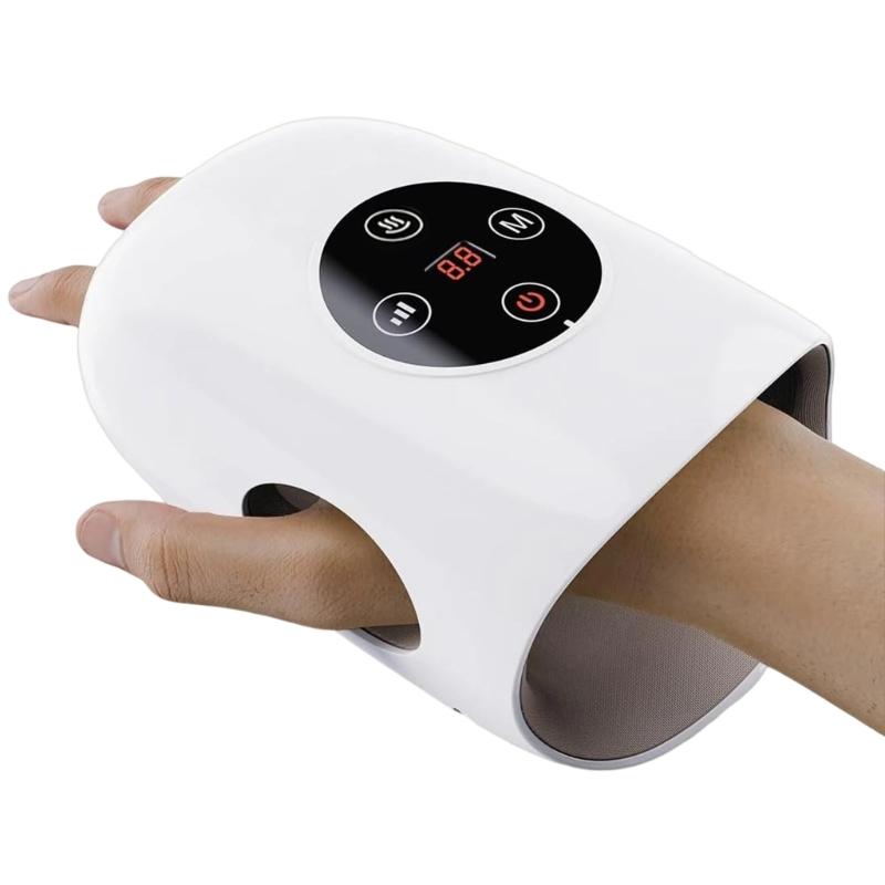 

Hand Massagers with Heat Compression Relief,3 Level Helps Soothes Hand Fatigue,Carpal Tunnel Arthritises Discomfort белый