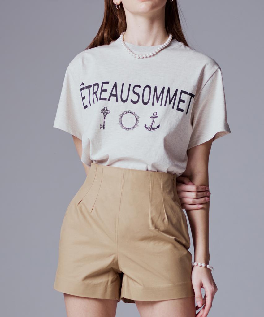 ETRE AU SOMMET Mini Bermuda Shorts (Brown)