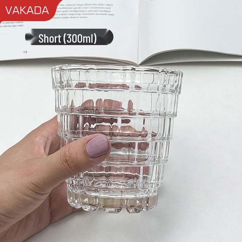 

VAKADA Rattan Style High Borosilicate Glass Drinking Cup