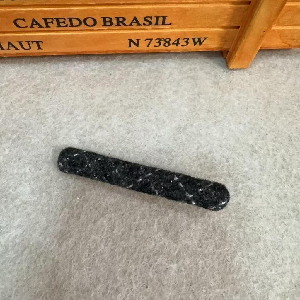 Korean Style Retro Twill Knit Hair Clip – Versatile Bangs & Flyaway BB Double Clip