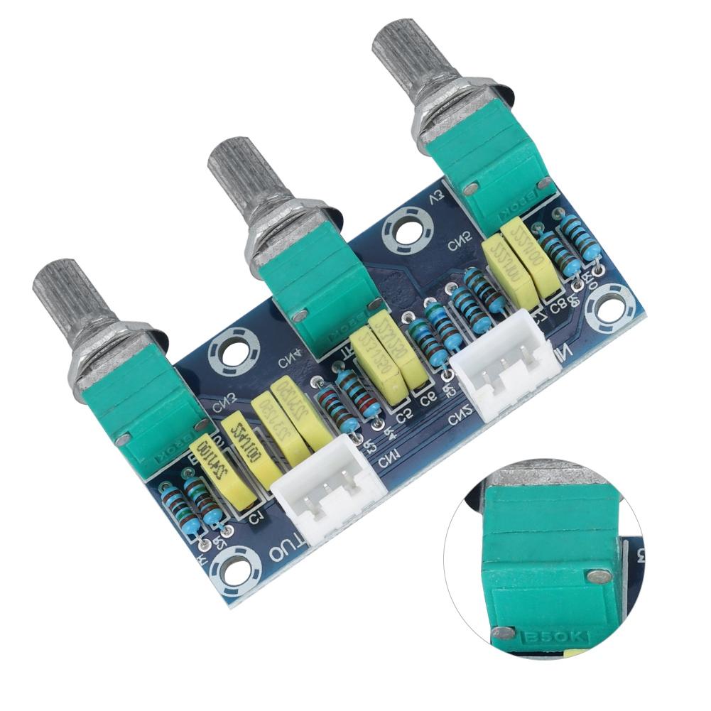 3 Channels Pre Amplifier Module Toning Board for Audio XH2.54 3P Socket