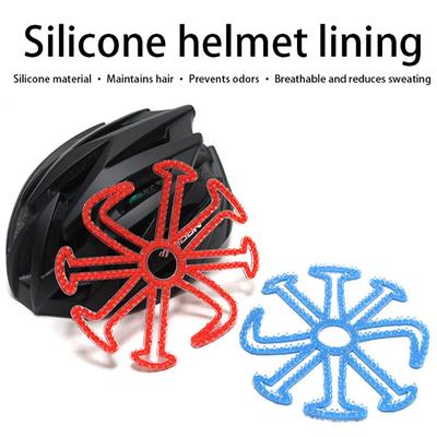 Fietshelm Binnenvoering Motorfiets Elektrische Batterij Auto Siliconen Anti-Druk Ademend Fietsen Rijuitrusting