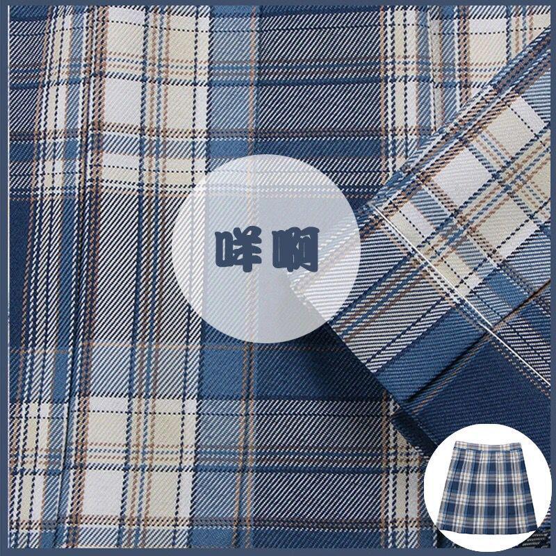 Authentic Japanese JK Plaid Mid-Length Student Uniform Set with Pleated Sailor Skirt