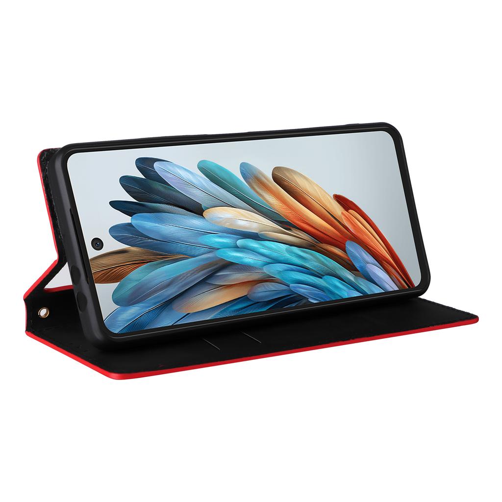 For ZTE nubia Music Wallet Case Rhombus Imprinted Leather Phone Cover