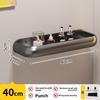 Bathroom Wall Storage Shelf With No Holes Required Design For Home Organization