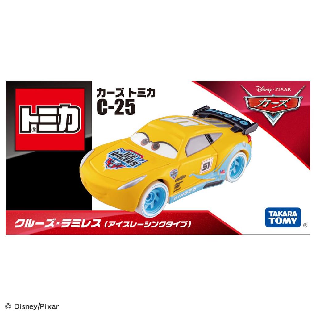 Takara Tomy Disney Cars Tomica Cruz Ramirez Racing Miniature Car Toy for Ages 3 and Up C-25 (Ice Type)