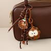 Handmade Pu Cookie Bag Charm With Fruit Pattern For Casual Daily Use