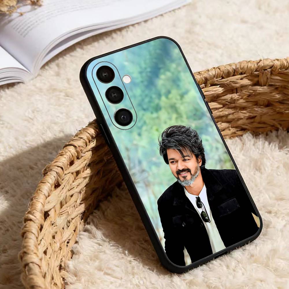 

Thalapathy Vijay India Phone Case For Samsung Galaxy A13,21s,22,31,32,52,53,71,72,73,Soft Black Cover Samsung a73 5g