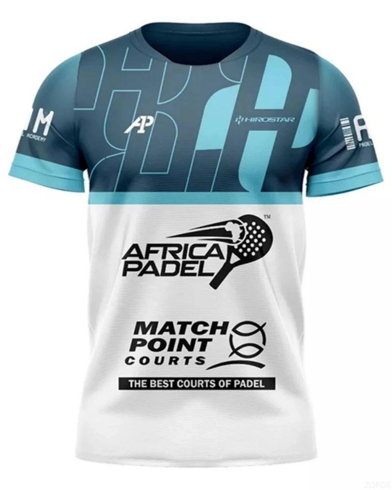 T-shirt da Badminton da Uomo Larga, Comoda, Traspirante, Girocollo, Manica Corta, con Stampa di Lettere, Top Casual da Esterno