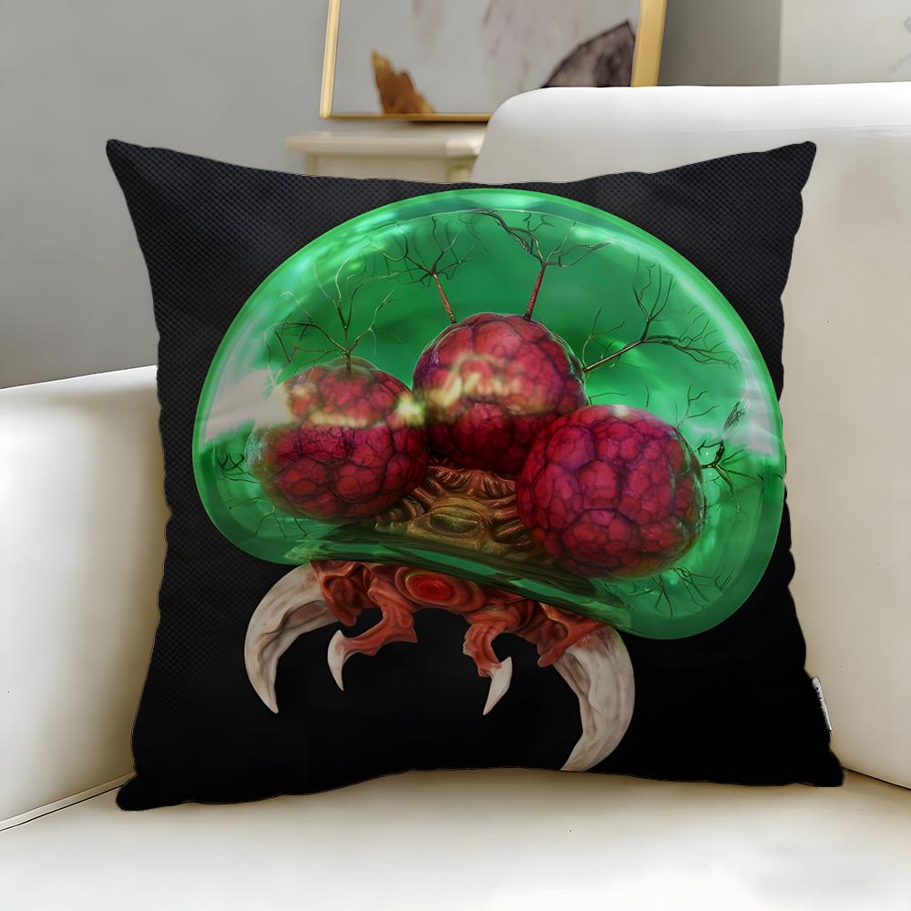 classic game Metroid Cushion Cover Soft & Easy-Wash Pillow Case – Versatile for Couch, Bed, Travel and Office