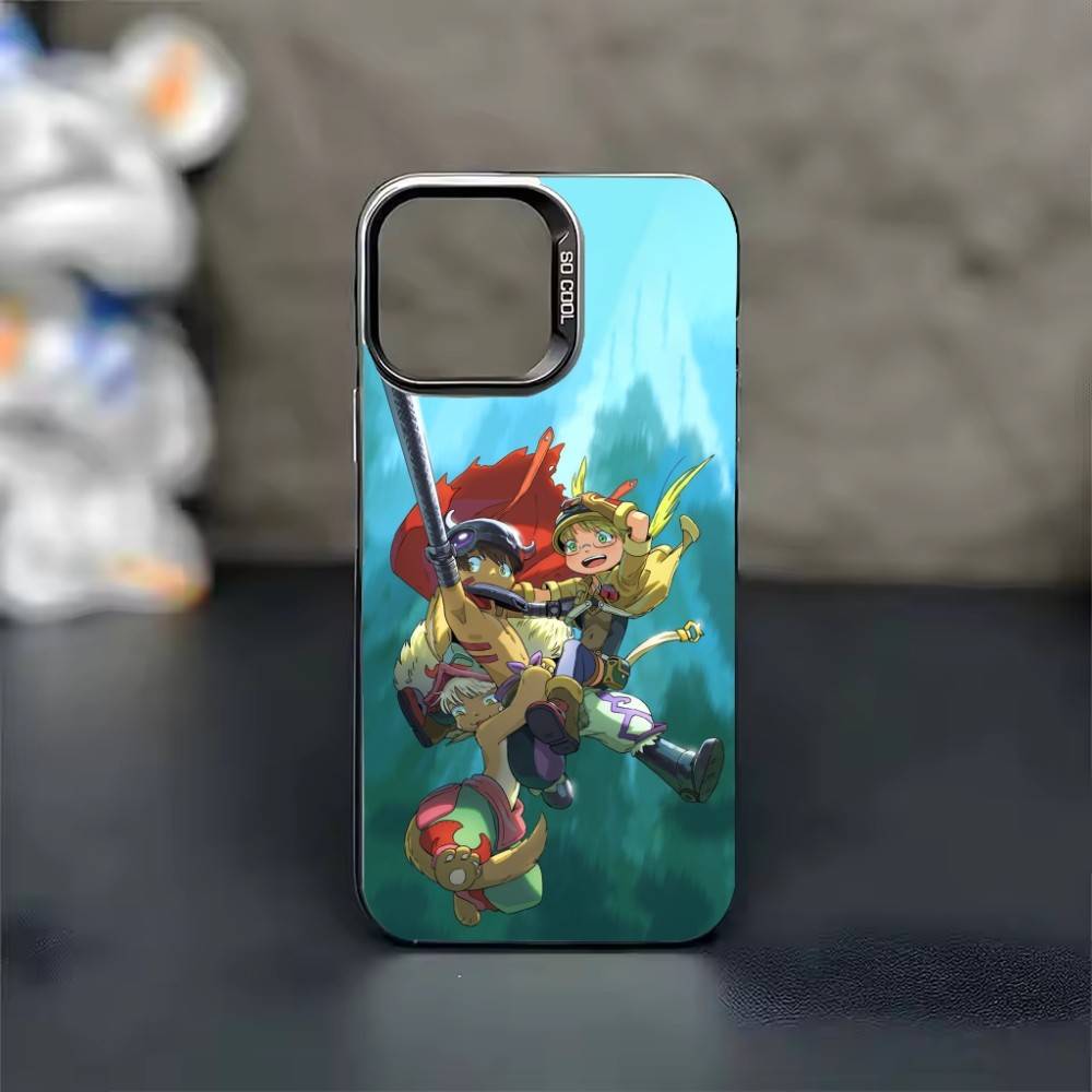 M-Made In Abyss Anime Phone Case For iPhone 17,16,15,14,13,12,11,Pro Max,Plus Candy Silver Cover