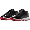 New Jordan Air Jordan 11 Anti Slip Wear Resistant Low Top Children's Basketball Shoes Black Kids' FV5116-006