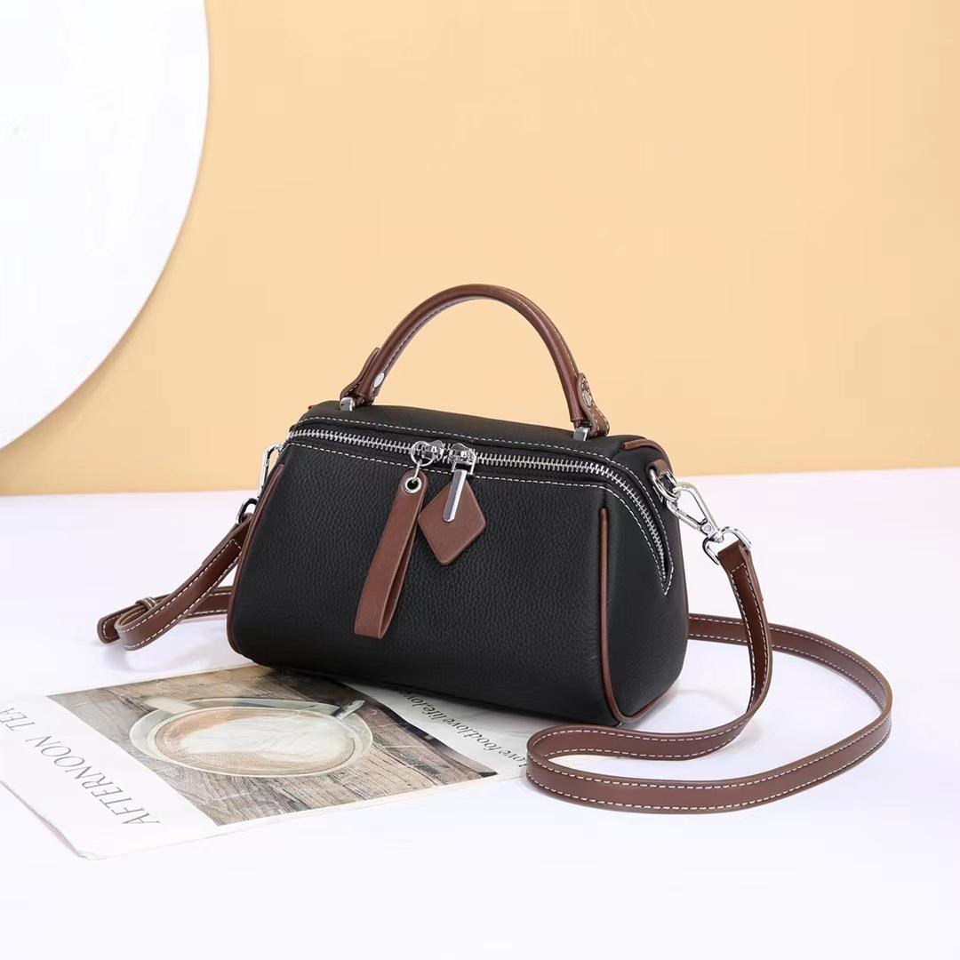 

Бостон 2023 Женская сумка-подушка: Кожа ТОГО, Большая вместимость, На одно плечо и через плечо