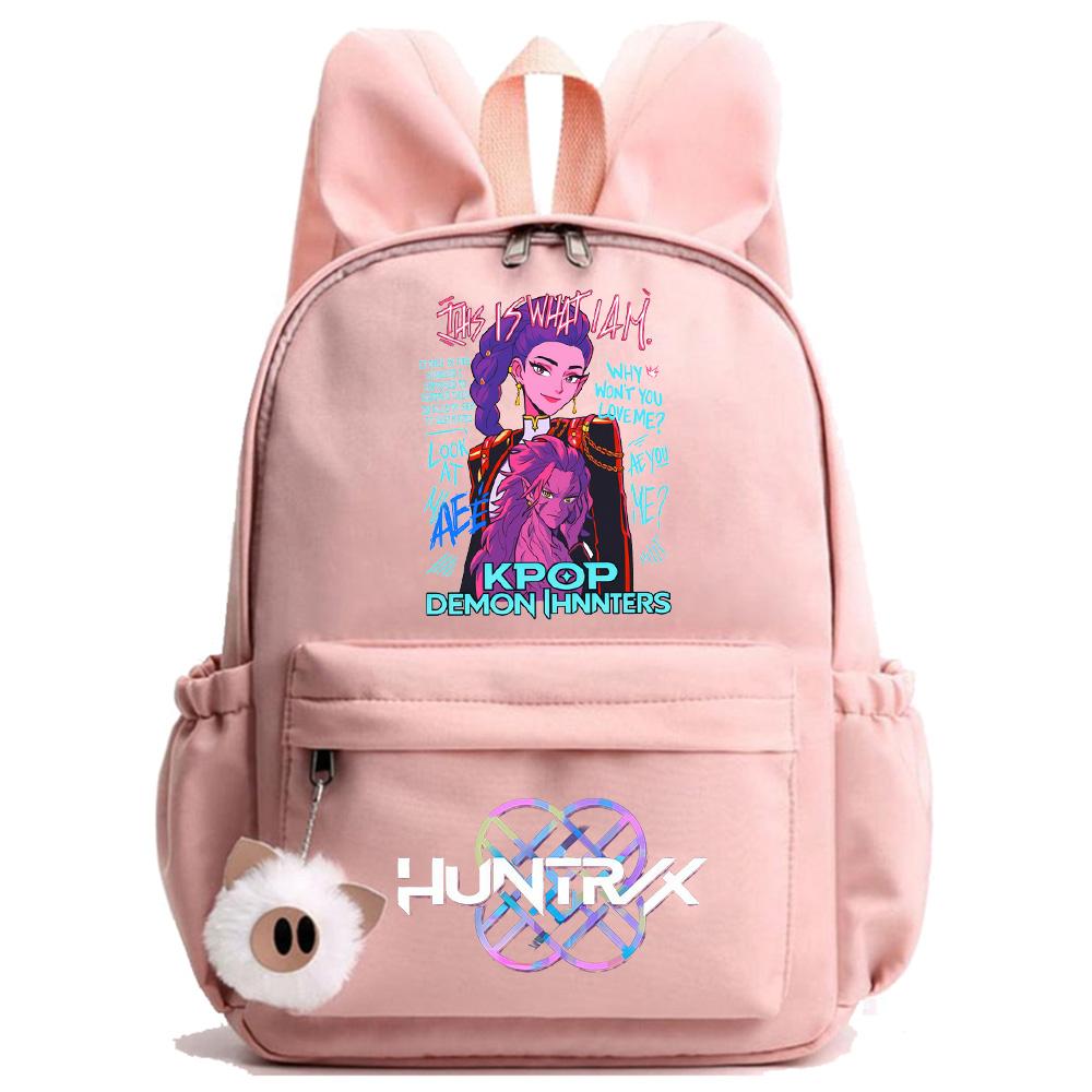 

K-Pop Printed Waterproof Backpack Student Teenager Bookbag for Boy Girl Bookbag Schoolbag Women Large Capacity Travel Bag Kid Gift Mochila
