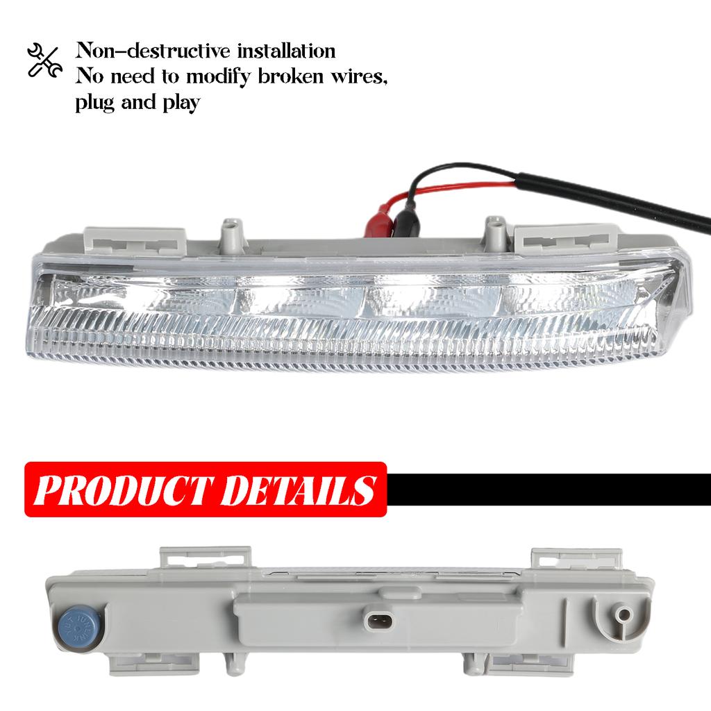 1x Linke Seite Auto Für Mercedes Benz E350 C350 C250 W204 W212 R172 Vorne LED Tagfahrlicht Tagfahrlicht 2049068900 Weiß