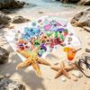 Custom Name Personalized Dandy's World Print Beach Towel, for Trip Camping Beach Party Home Decor, Birthday Gift for Family & Friends
