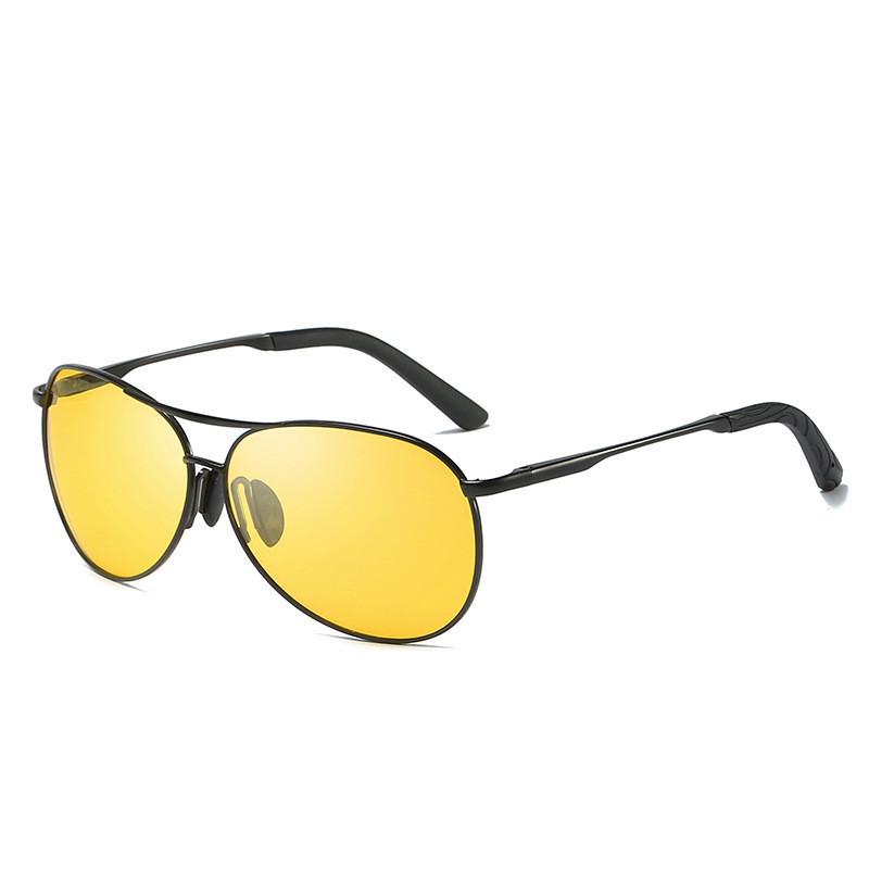 High Quality Men'S Polarized Sunglasses Fishing Retro Sunglasses Color Changing Day And Night Night Vision Glasses Toad