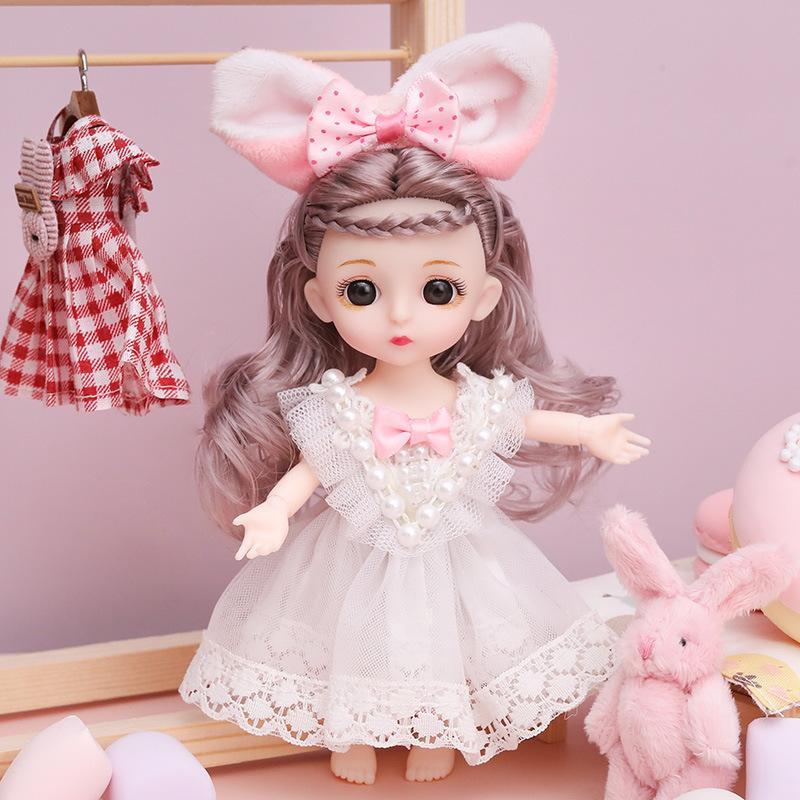 16cm Doll Princess Girl Toy Mini Small Street Stall Bulk Wholesale Children Girls Birthday Gift