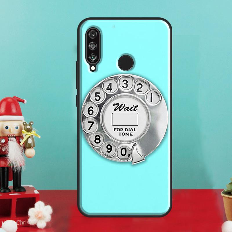 

Retro Blue Payphone Vintage For Huawei Nova Y70 Y90 Y60 Y72 Y73 Y61 Y91 9 10 SE 12i 12s 11i 8i P30 P40 Lite P60 Pro Case Huawei P30 Pro