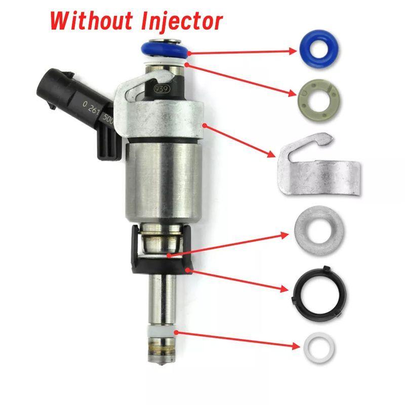 48Pcs/8Set Fuel Injector O-Ring Seal Repair Kit 06H998907A For A3 A4 A5 A6 Q5 VW Golf Jetta CC 1.8 2.0T 06J998907A