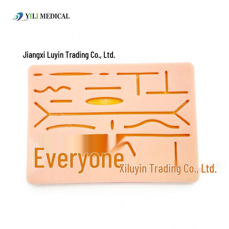 Medical Student Suture Practice Module: Silicone Skin for Knot Tying FH023