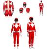Rangers Costume For Kids And Adults Featuring Durable Jumpsuit And Character Mask**