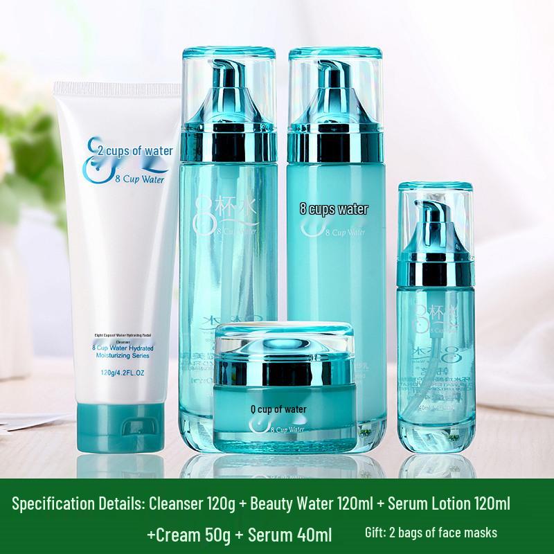 Eight Cups of Water Skincare Set: Hydrating & Refreshing Toner & Lotion – Official, Genuine Products
