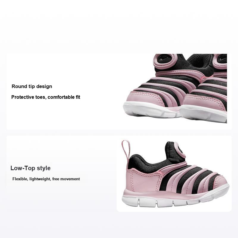 Nike Dynamo Free Comfortable Low-Top Sports Casual Shoes Baby sneaker Black Pink 343938-027