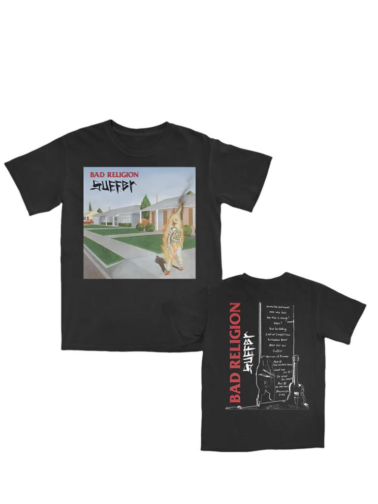 1980 Bad Religion Μπάντα PUNK Hardcore Casual T-shirt Ανδρικό και Γυναικείο Πολυτελής Μάρκα Κορυφή