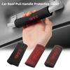 abcd1 2PCS Car Door Inner Handle Protective Cover Fur Protector Case Accessories For Volkswagen VW GTI Passat Golf Tiguan Polo