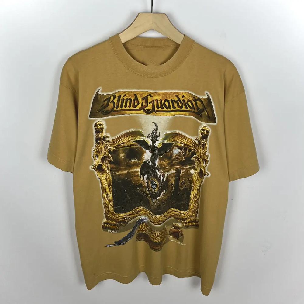 Vintage Blind Guardian Album rock band T shirt 90 s BL816 Unisex T-Shirt XXXXL