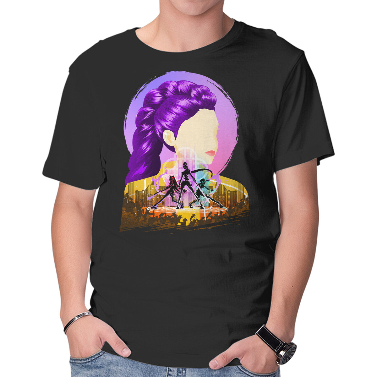 Unisex Crew Neck T-Shirt Underworld Rhapsody Graphic Short Sleeve Casual Tee M