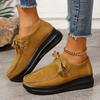 Scarpe casual da donna estive Mocassini piatti slip-on con suola morbida in pelle Sneakers da donna Scava fuori Mocassini da donna traspiranti