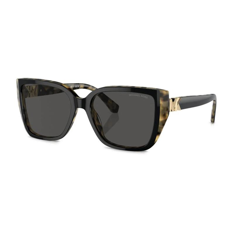 MICHAEL KORS Temple Logo Irregular Sunglasses Women s Tortoise