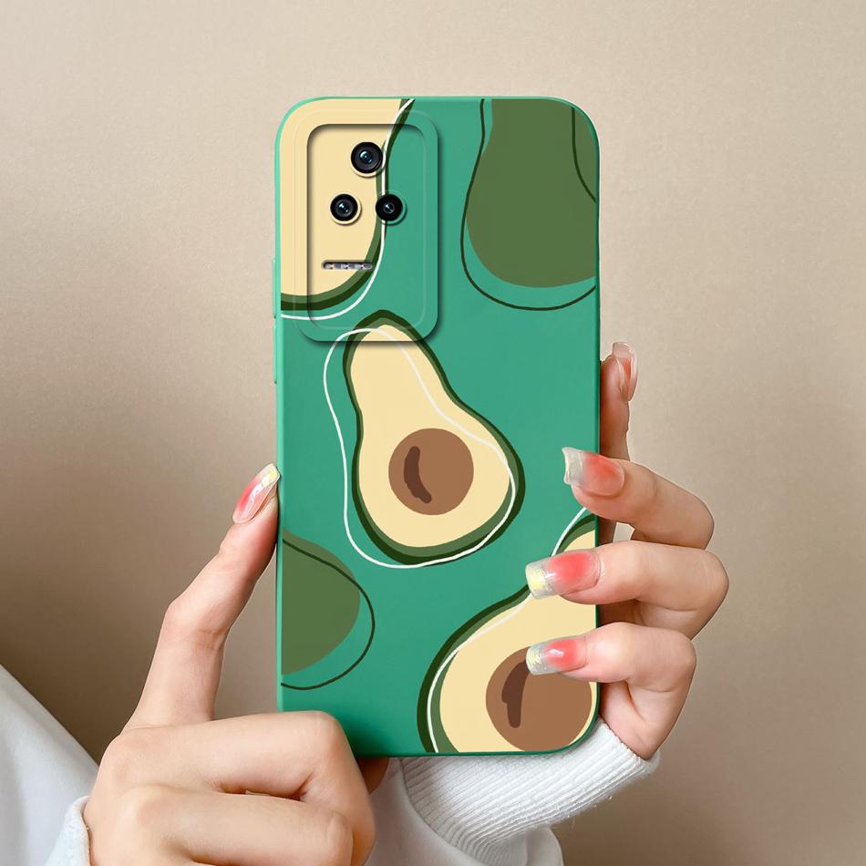 Cute Case For Poco F4 GT Global Version Soft Smooth Liquid Silicone Full Coverage Anti Choc Phone Bumper For Xiaomi Poco F4GT