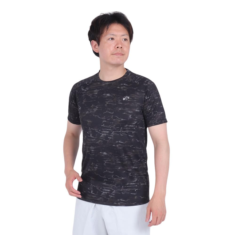 YONEX Short Sleeve Game Shirt Black Size S (Fit Style), (007),