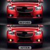 LED Fog Lights For Chevrolet Cruze 2009 2010 2011 2012 2013 2014 Headlights Fog Lamps Covers Frame Grille Wiring Harness Kit 12V