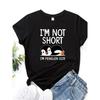 Sommer Mode bedruckte T-Shirts Damen lässige kurzärmelige Hemden wilde Rundhals-T-Shirts bequeme und weiche Stretch-T-Shirts