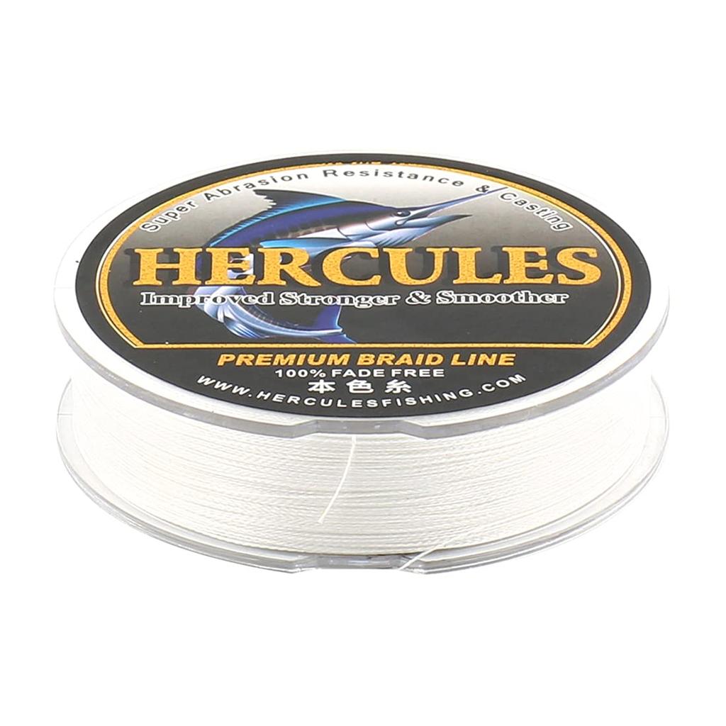 HERCULES PE Fishing Casting for Sea Boat Horse Mackerel and Line, Colorfast, 4-Strand Braided, Long-Distance Line, High-Strength, High-Sensitivity,