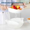 Chahua Antibacterial Double-Layer Kitchen Draining Basket