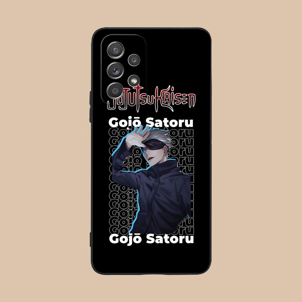 

Jujutsu Kaisen Satoru Gojo Phone Case for Samsung Galaxy A56 55 54 53 52 51 36 35 34 23 16 15 5G Colorful Cover Cover Pretty Galaxy A51 5G