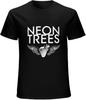 Neon Trees Heart & Wings Image Grey Band Men T Shirt Casual Cotton