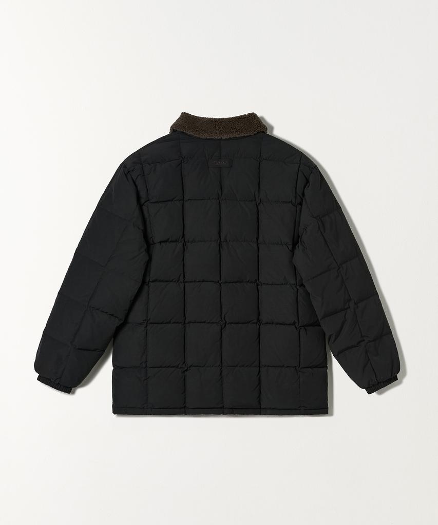 Ttudement Fur Collar Down Jumper Black