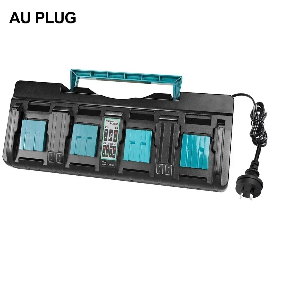 

Easy to Use DC18SF Battery Charger Charge Up to Four Batteries Simultaneously While Powering Mobile Devices via USB