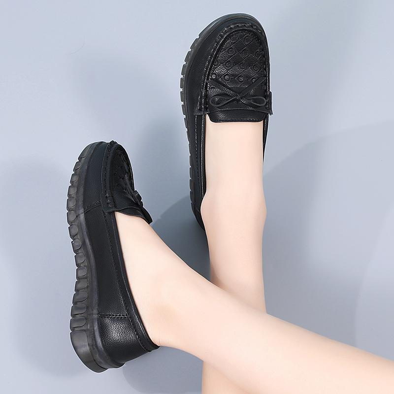 Dámské mokasíny Kožené boty Řidičské Pohodlné Baleríny Ležérní Chůze Měkké Minimalistické Letní Prodyšné Boty pro Ženu