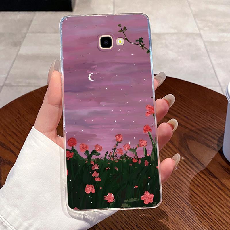 Für Samsung Galaxy J4 Plus Hülle SM-J415F Ästhetisch Niedliche Katze Astronaut Transparent Handyhülle Für Samsung J4Prime 2018 Rückseite