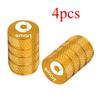 For Smart Fortwo Forfour 451 453 450 452 454 Roadster Coupe 4pcs Car Wheel Tire Air Valve Caps Stem Cover Caps Airdust Covers Valve Stems 1