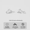 Symbol S925 Silver Question Mark Stud Earrings - Women's Trendy 2022 Dangle Korean Style, Simple & Versatile Design